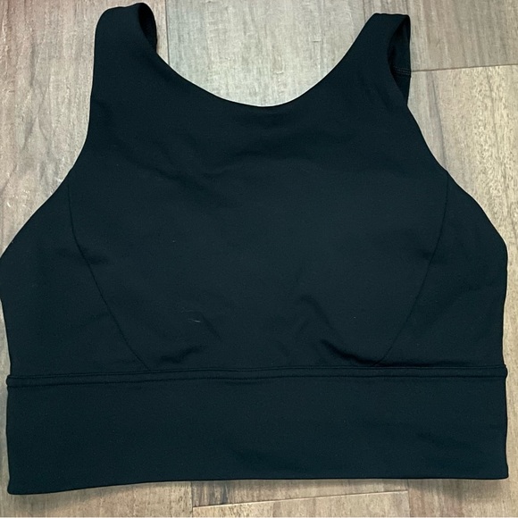 Lululemon Stronger As One Long Line Bra *Medium Support, C/D Cup, Black - Picture 3 of 5